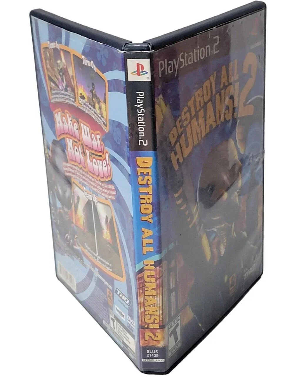 Destroy All Humans 2 (Sony PlayStation 2, 2006) No Manual